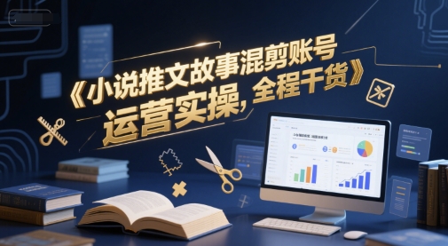 小说推文故事混剪账号运营实操，全程干货 - 网赚副业资源网-网赚副业资源网
