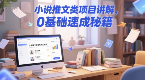 小说推文类项目讲解，0 基础速成秘籍 - 网赚副业资源网-网赚副业资源网
