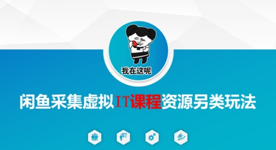 闲鱼采集虚拟IT课程资源另类玩法，干货满满 - 网赚副业资源网-网赚副业资源网