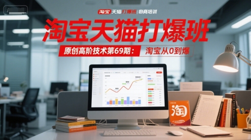 淘宝天猫打爆班原创高阶技术第69期：淘宝从0到爆 - 网赚副业资源网-网赚副业资源网