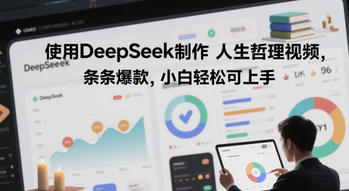 使用DeepSeek制作人生哲理视频，条条爆款，小白轻松可上手 - 网赚副业资源网-网赚副业资源网