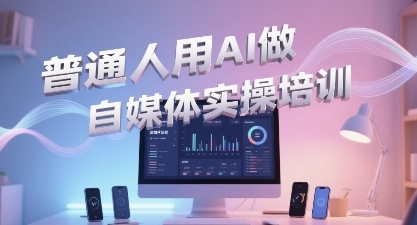 普通一个人用AI做自媒体，助你轻松开启AI自媒体创作之路 - 网赚副业资源网-网赚副业资源网