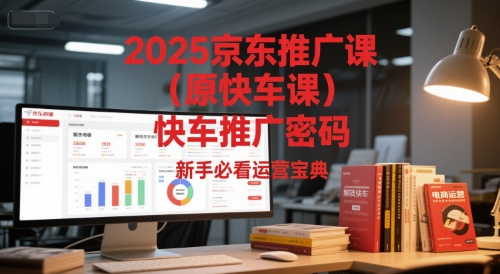 2025京东推广课（原快车课）解锁京东快车推广密码，新手必看运营宝典 - 网赚副业资源网-网赚副业资源网