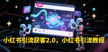 小红书引流获客2.0，小红书引流教程 - 网赚副业资源网-网赚副业资源网