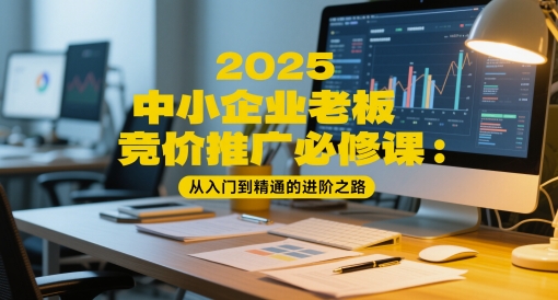 2025中小企业老板竞价推广必修课：从入门到精通的进阶之路 - 网赚副业资源网-网赚副业资源网