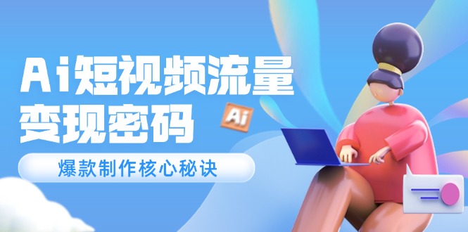 （14875期）Ai短视频流量密码，爆款制作核心秘诀，120万案例深度解析 - 网赚副业资源网-网赚副业资源网